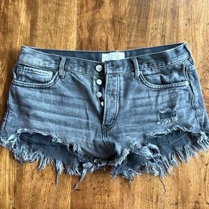 Free people jean shorts